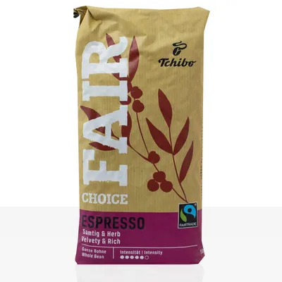 Produktbild von Tchibo Fair Choice Espresso 6 x 1kg Kaffee-Bohne