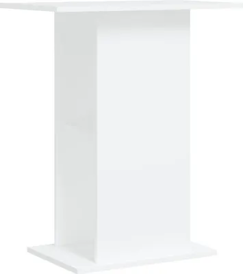 Zdjęcie produktu dla vidaXL Podstawa pod akwarium biała 60,5x36x72,5 cm Materiał drewnopochodny