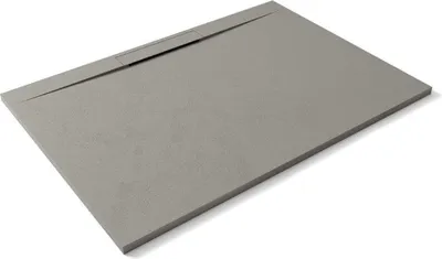 Produktbild von Mineralguss-Duschwanne extra flach LYRA GRAU 90x120cm