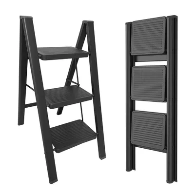 Produktbild von Klappleiter Klapptritt Leiter 3 Stufen Trittleiter Haushalt Stehleiter bis 250 kg