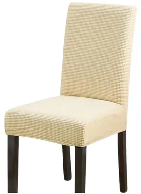 Immagine prodotto di Copri sedia beige elasticizzato in stile moderno e minimalista