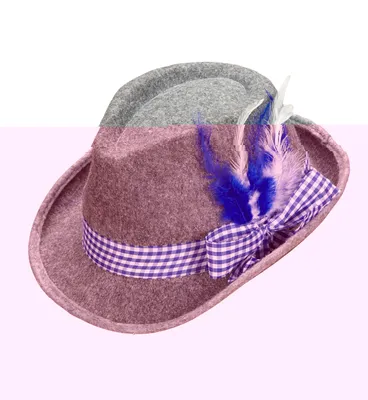 Produktbild von WIDMANN S.R.L. Hut Fedora Bayrisch mit Federn, aus Filz 8003558957118