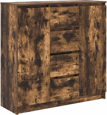 Obrázok produktu pre Komoda so zásuvkami tmavý dub 100,5x35x98,5 cm kompozitné drevo