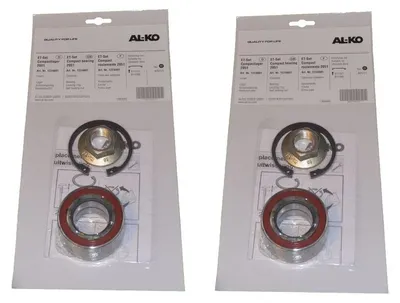 Obrázok produktu pre 2 x ALKO ložisko kolesa 1224801 Ložisko 64/34x37 mm + príslušenstvo - Kompaktné ložiská Ecolager