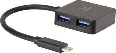 Produktbild von Renkforce RF-3754006 USB-Hub 4 Port USB-A USB 3.0 5 GBit/s Schwarz