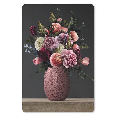 Produktbild von MuchoWow® Mauspad Mousepad Farben - Blumen - Vase 18x27 cm - Mousepads - Maus Mat - Pad - Mausunterlage