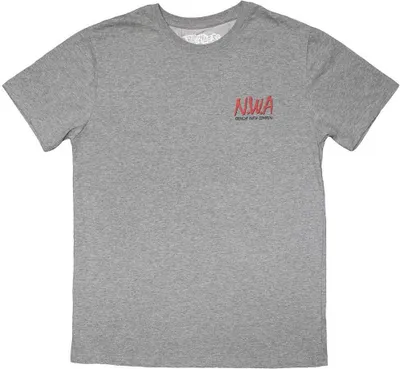 Produktbild von N.W.A - "Mini Logo" T-Shirt für Herren/Damen Uni RO11615 (M) (Grau)