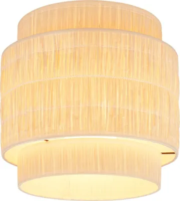 Produktbild von Deckenlampe Deckenleuchte Wohnzimmer Schlafzimmer Flur Bastschirm Boho