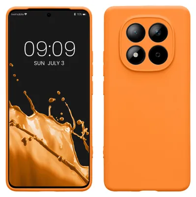 Produktbild von kwmobile Handyhülle für Xiaomi Redmi Note 15 4G / 5G / Poco M8 5G Hülle - weiches Handy Silikon Case - Schutzhülle Cover - Fruity Orange