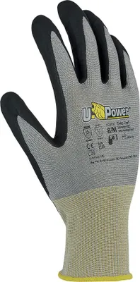 Produktbild von U-Power Rumba Sicherheits-Arbeitshandschuhe Nylon-Nitril Grau 11/XXL