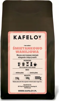 Produktbild von KAFELOV | Kaffeepulver Cremige Vanille - 250g - Aromatisch und cremig