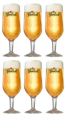 Produktbild von Grolsch Biergläser mit Stiel Classic - 250 ml - 6 Stück