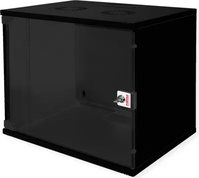 Produktbild von ROLINE 19-Zoll Wandgehäuse Basic 9 HE, 540x400 BxT Bausatz schwarz