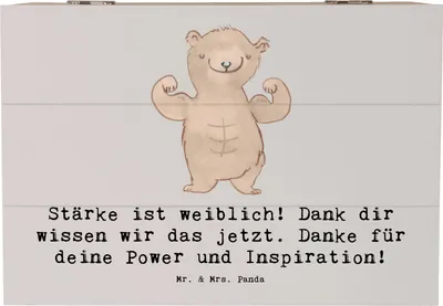 Produktbild von Mr. & Mrs. Panda Truhe Bodybuilding Trainerin 22 x 15 cm - Grau Pastell - Geschenk, fotobox, Danksagung, Sportart, Motivation, Fitnesscoach, Geschenkbox, Schatzkiste