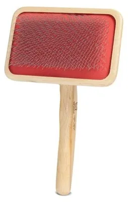 Image de Brosse à poils longs pour chiens et chats, avec manche ergonomique