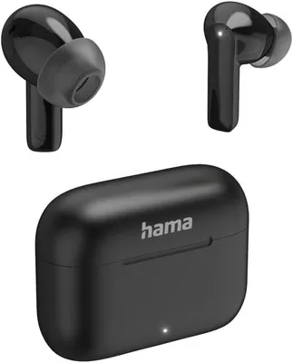 Hama Bluetooth Kopfhörer TWS mit ANC, ENC In-Ear Earbuds, App- & Touchsteuerung, Ladecase, USB-C Schnellladen, Transparency Mode Sprachsteuerung & App