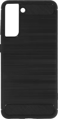 Produktbild von Avizar, Schutzhülle mit Aluminium- und Carbon-Design für Samsung Galaxy S21, Schwarz