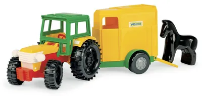 Image de Tracteur avec remorque pour chevaux 35003