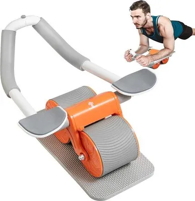 Produktbild von Famanu Bauchroller mit Ellenbogenunterstützung - Fitnessgerät für effektives Bauchtraining