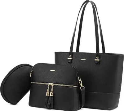 Produktbild von LOVEVOOK Handtasche Damen Shopper Schultertasche 3-teiliges Set