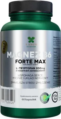 Produktbild von Magnesium B6 Forte Max 250Mg L-Triptofan Ashwagandha Lanco