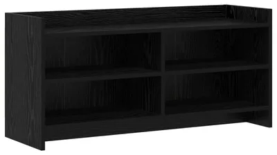 Produktbild von vidaXL TV-Schränk 100 x 33 x 47 cm Schwarze Eiche Holzwerkstoff