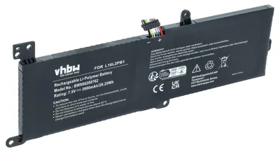 Produktbild von vhbw Akku kompatibel mit Lenovo IdeaPad 320-15IAP, 320-17IKB, 320-17ISK, V320, V320-17IKB, V320-17ISK, 320 Notebook (3900 mAh, 7,5 V, Li-Polymer)