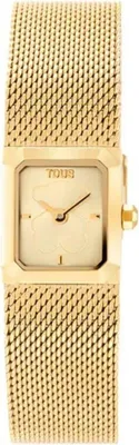 Produktbild von Tous Damenuhr mit goldfarbenem Gehäuse und Armband, Serie 3000141900