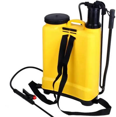 Produktbild von Drucksprüher - Rückenspritze für Garten - Handpumpe - Füllmenge über 20 l - Ergonomische Rückenpartie - Kunststoffbehälter - Gelb