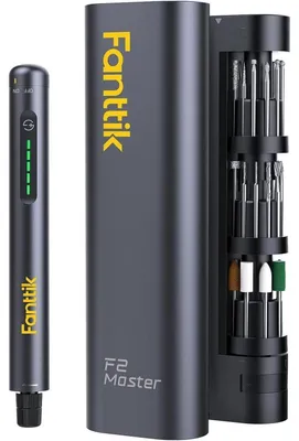 Produktbild von Akku-Multifunktionswerkzeug 5 Geschwindigkeiten 25000 U/min 35 Zubehörteile Grau USB-C