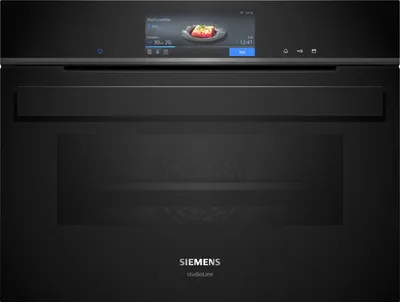Produktbild von Siemens iQ700 CS958GCB1, Medium, 47 l, Katalytisch + Hydrolytisch, 47 l, Schwarz, Berührung
