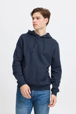 Produktbild von Blend BHSweatshirt Herren Kapuzenpullover Hoodie Sweater mit Kängurutasche Kapuze Kordelzug Label-Details 100% Baumwolle Regular fit