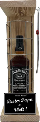 Produktbild von Jack Daniels - Bester Papa der Welt -Eiserne Reserve Gitterkäfig Geschenk für Papa
