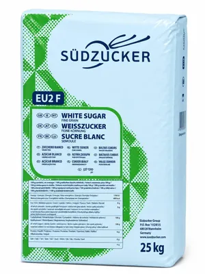Produktbild von Südzucker Weißzucker Fein 25 kg | Kristallzucker | Haushaltszucker | Feiner Weißzucker | Ideal zum Backen, Kochen und Süßen
