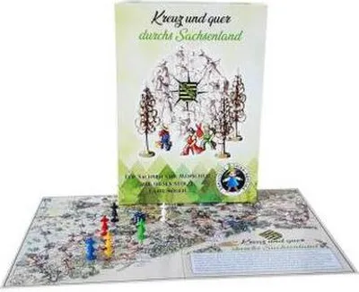 Produktbild von Kreuz u.quer durchs Sachsenland (Spiel)