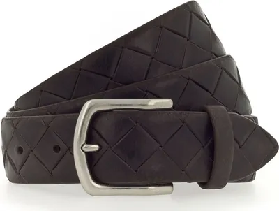 Produktbild von Vanzetti Leder Gürtel 35mm Leather Belt W95 Dark Brown dunkelbraun
