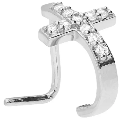Produktbild von Nasenpiercing, Nasenstecker Chirurgenstahl Nasenstecker KRISTALLKREUZ