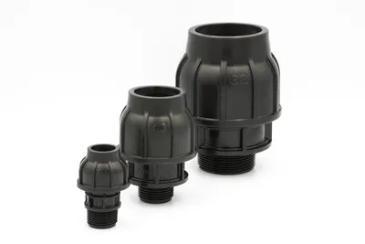 Produktbild von Gebo PE Rohr Anschluß 25 mm x 1 Zoll Aussengewinde Verschraubung Übergang
