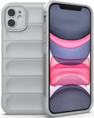 Produktbild von iPhone 11 Hülle, Weich TPU Silikon Stossfest Anti-rutsch Schutzhülle für iPhone 11 Grau
