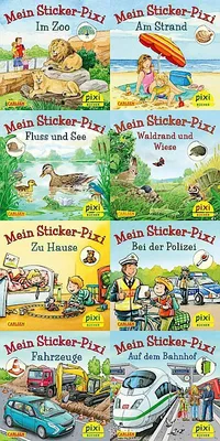 Immagine prodotto di Pixi-8er-Set 234: Pixis neue Sticker-Bücher (8x1 Exemplar)