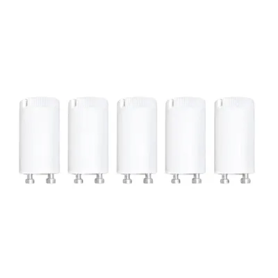 Produktbild von LED Starterbrücke T8 5 Stück Weiß Starter Dummy Überbrückungsstarter Umrüstung LED Röhre KVG VVG