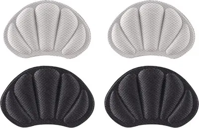 Produktbild von INF Ferseneinlagen für Schuhe (2 Paar) Schwarz+Grau