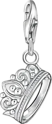 Produktbild von Thomas Sabo Anhänger Charm-Club Krone 925 Sterling Silber Blank 1011-001-12