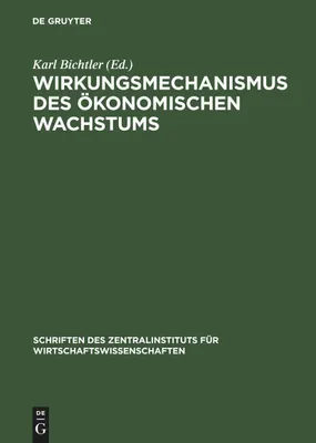 Produktbild von Wirkungsmechanismus des ökonomischen Wachstums