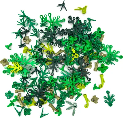 Obrázek produktu pro LEGO® Green Stuff Rostliny Listy Smíšené NOVINKA! Množství 100x