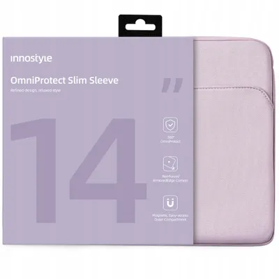 Immagine prodotto di Innostyle Borsa Per Laptop 14" Custodia Impermeabile Omniprotect Slim Viola