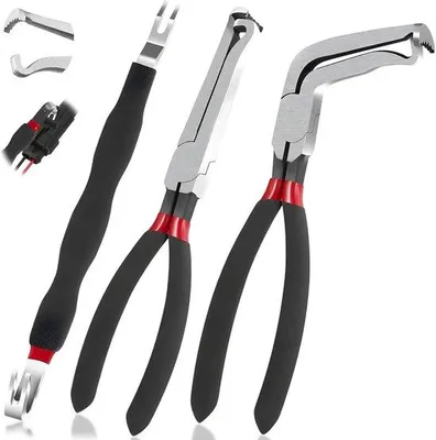 Immagine prodotto di Set di utensili elettrici per connettori a pulsante, 8 pollici, set da 3 pezzi