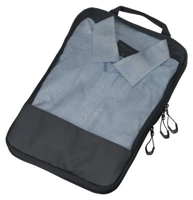 Immagine prodotto di TROIKA BBL71/BK TROIKA Reise-Kompressionstasche TROIKA BLACK PACKING SHIRTS