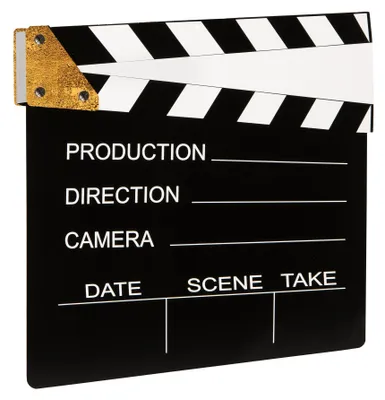 Produktbild von Deko Filmklappe Hollywood 28 x 28,5 cm - Einheitsgröße