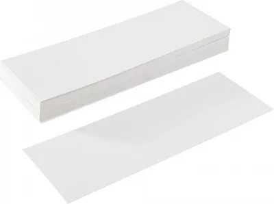 Produktbild von Papierstreifen, individuell beschriftbar, weiß, 47x500mm, 100/VE